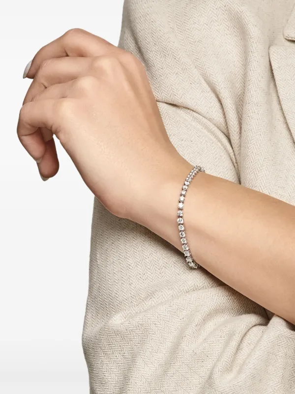 【ノーブランド】K18WG D1.02ct ダイヤモンドブレスレット ノーブランド no brand ダイヤモンド ブレスレット プラチナ
