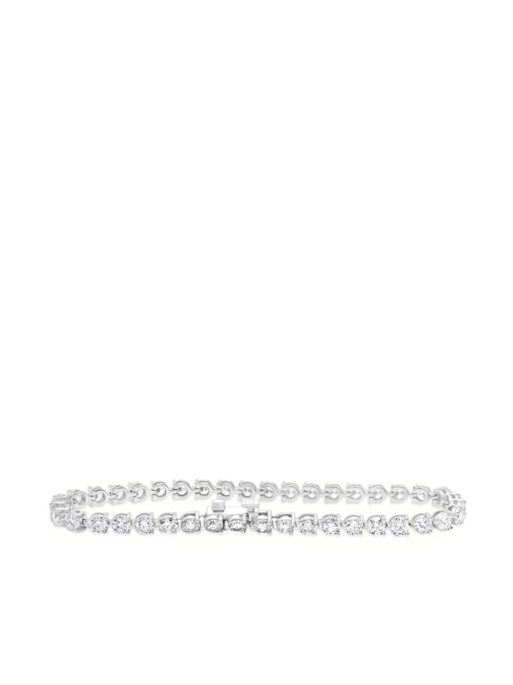 Jewels Aficionado 18K white gold Mini Luce diamond bracelet - Silver