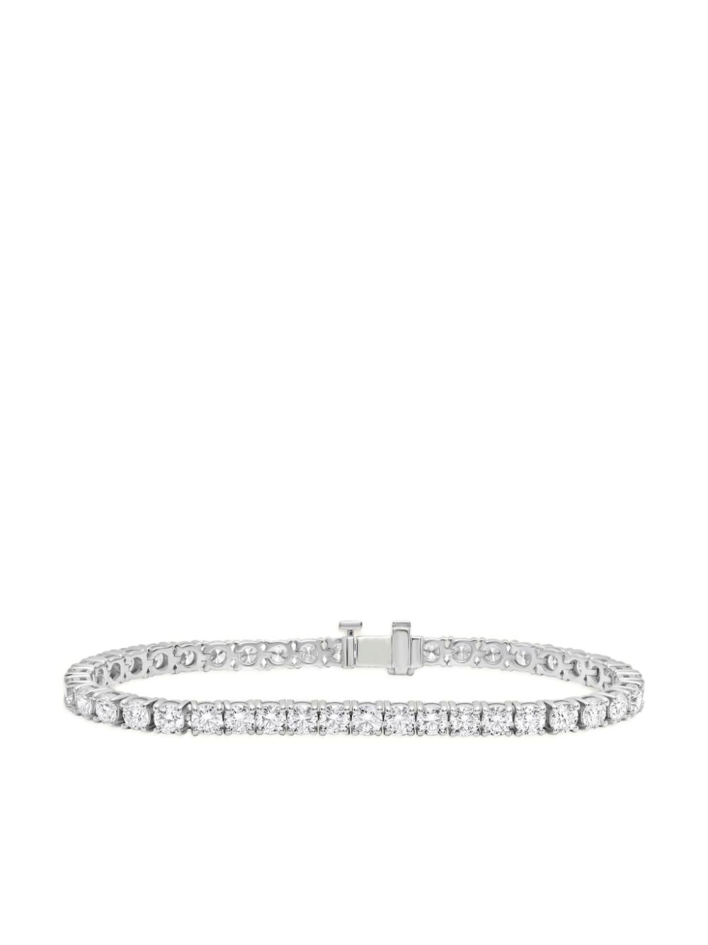 Jewels Aficionado 18K white gold Aurora diamond bracelet - Silver