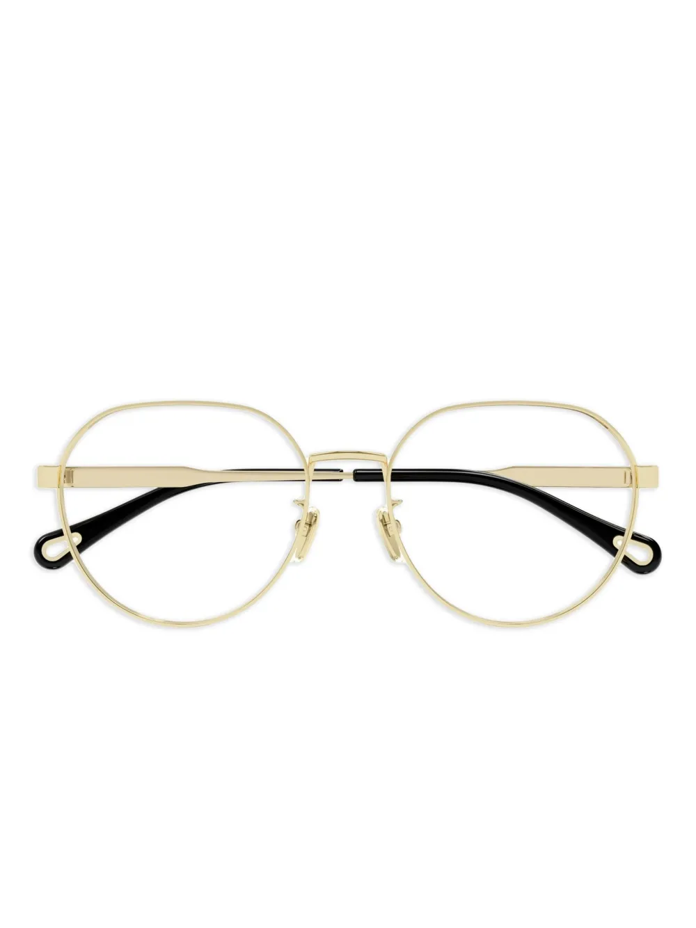 Chloé Eyewear Occhiali tondi - Oro