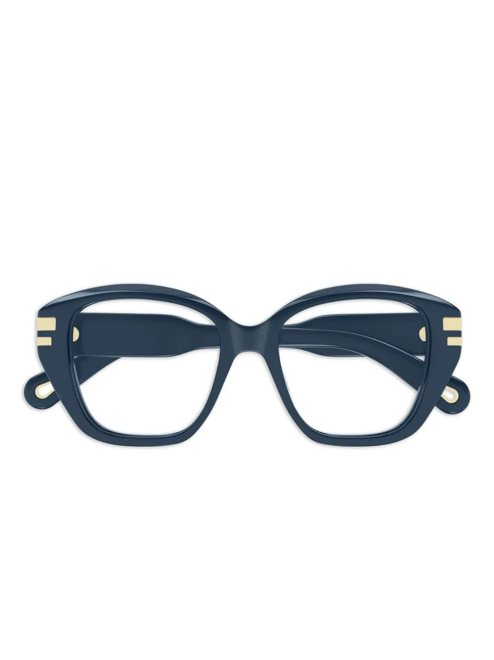 Chloé Eyewear Occhiali con montatura oversize - Blu