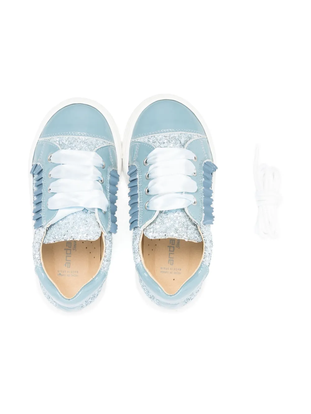 ANDANINES glittered sneakers Blue