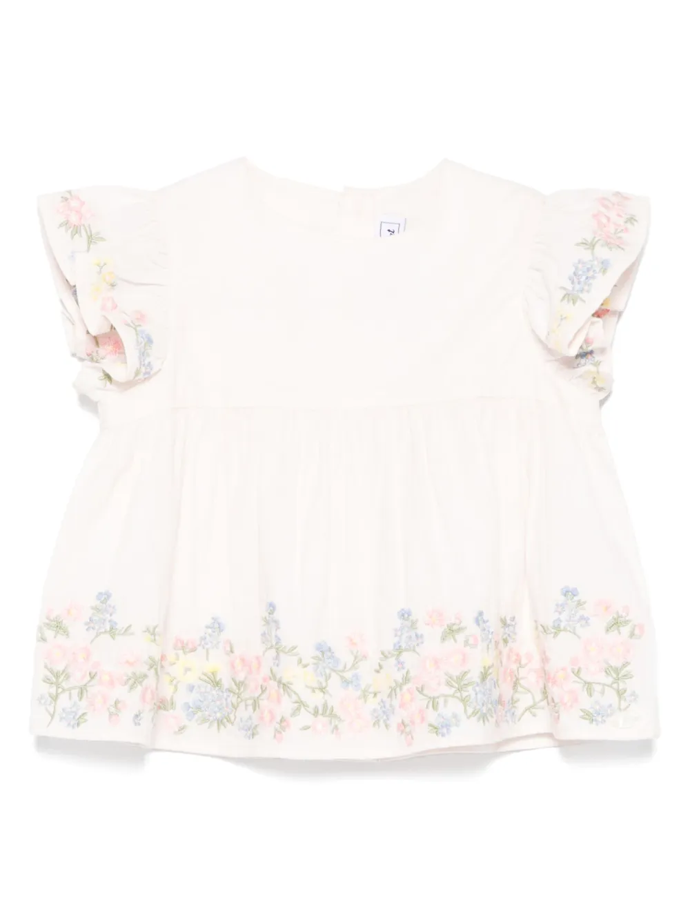Tartine Et Chocolat blouse-short bloomer à fleurs brodées | rose | Image 1