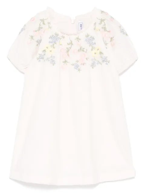 Tartine Et Chocolat floral-embroidered dress