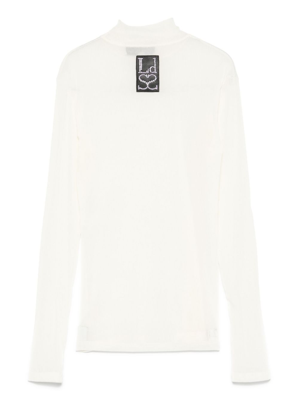 Ludovic de Saint Sernin mock-neck top - Beige