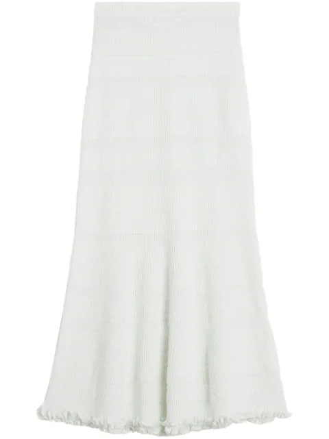 Lanvin falda larga de algodón