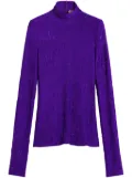 Lanvin appliqué top - Purple