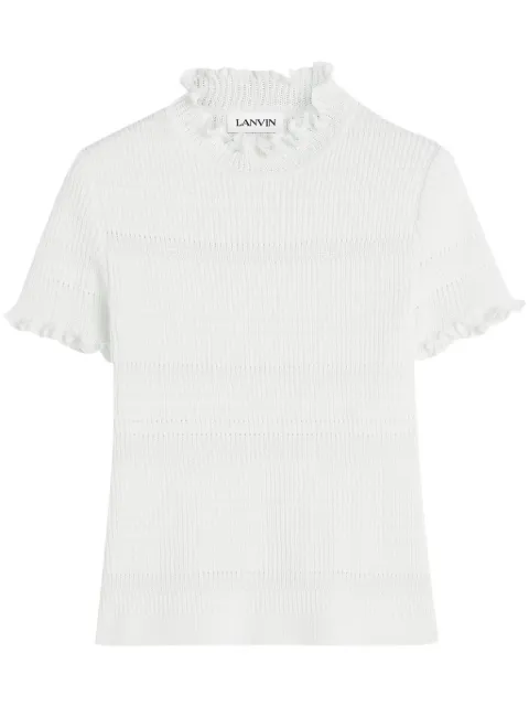 Lanvin cotton knitted T-shirt