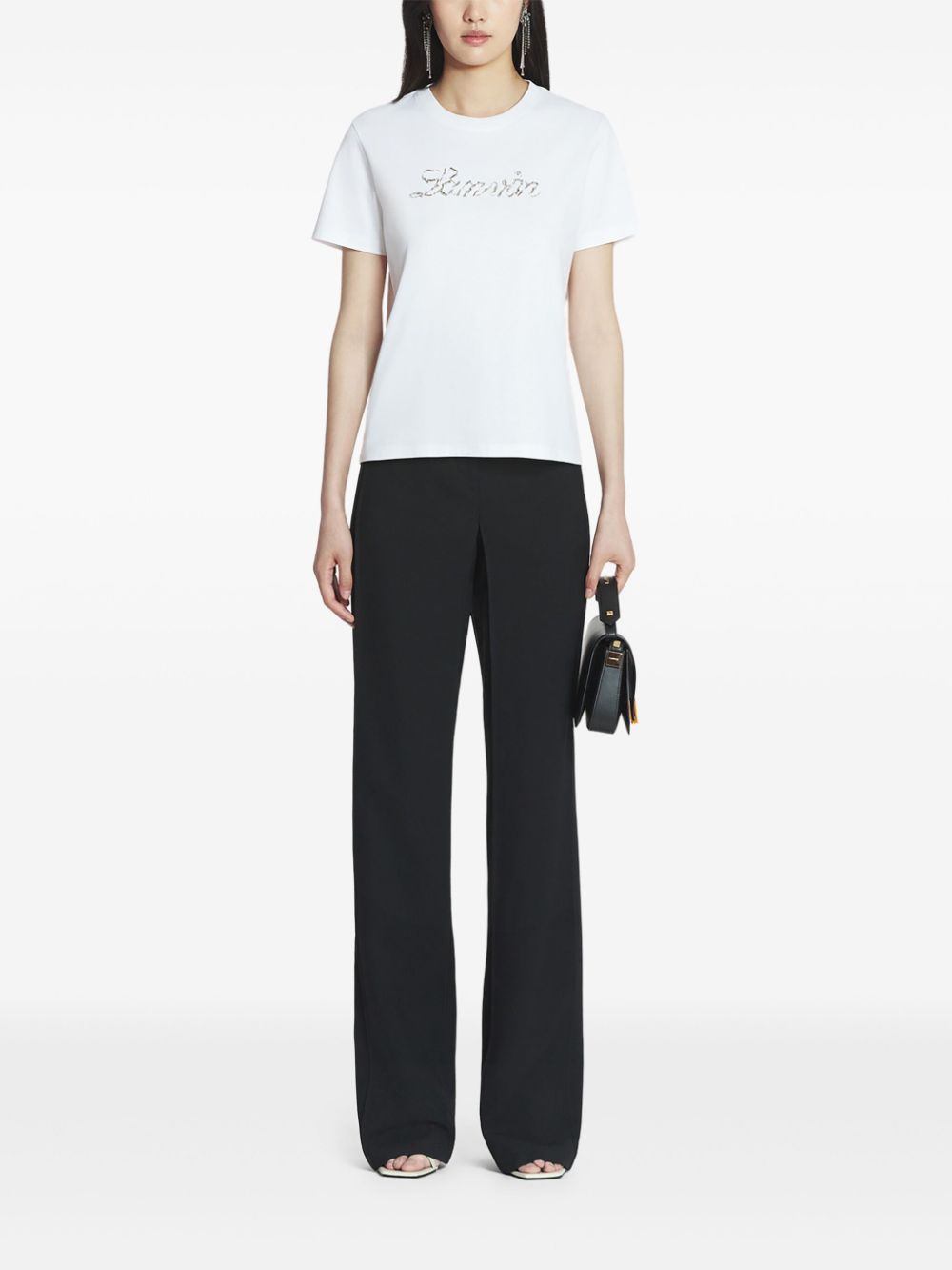 Lanvin belted trousers - Zwart