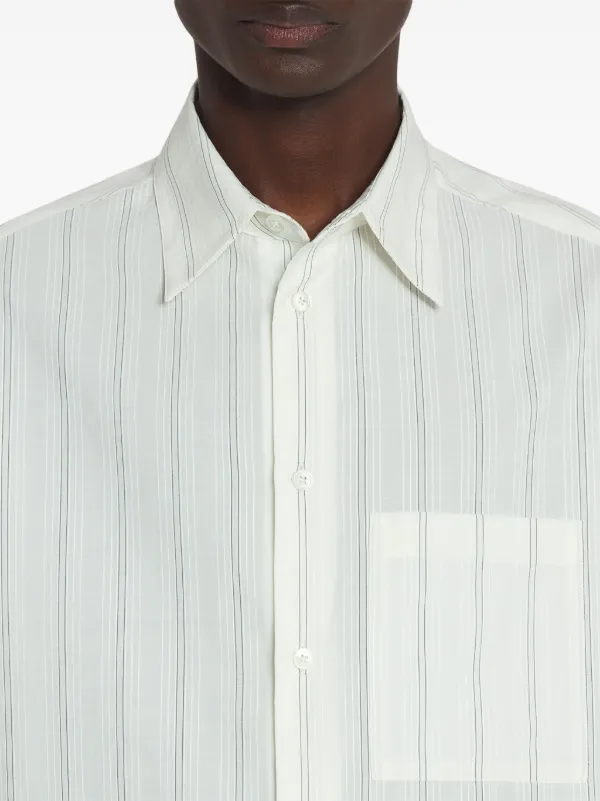 Lanvin Striped Shirt | White | FARFETCH