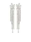 Lanvin crystal-embellished earrings - Silver