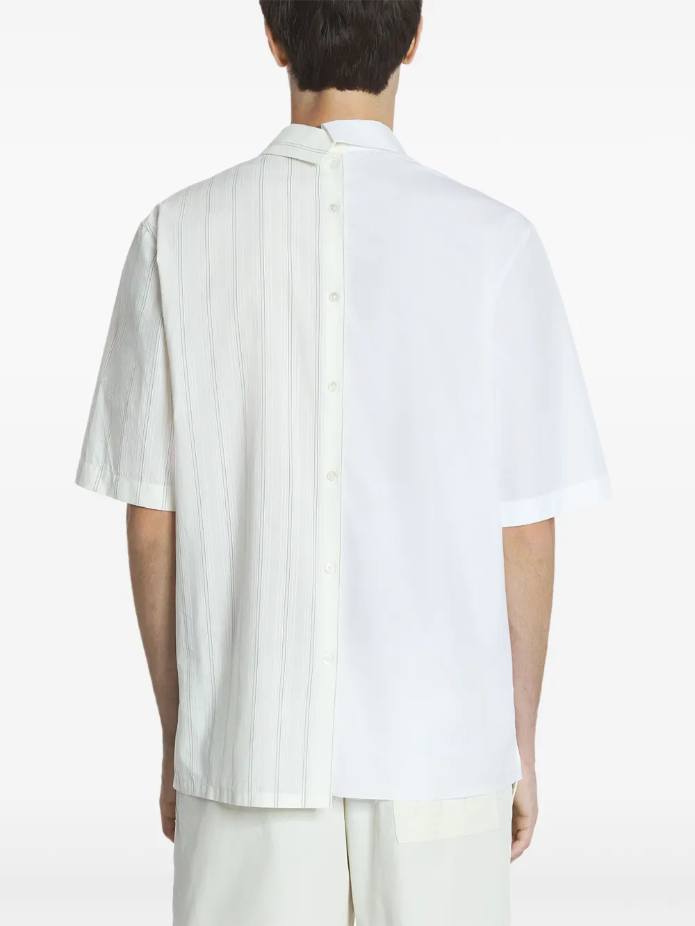 Lanvin Overhemd met vlakken Wit
