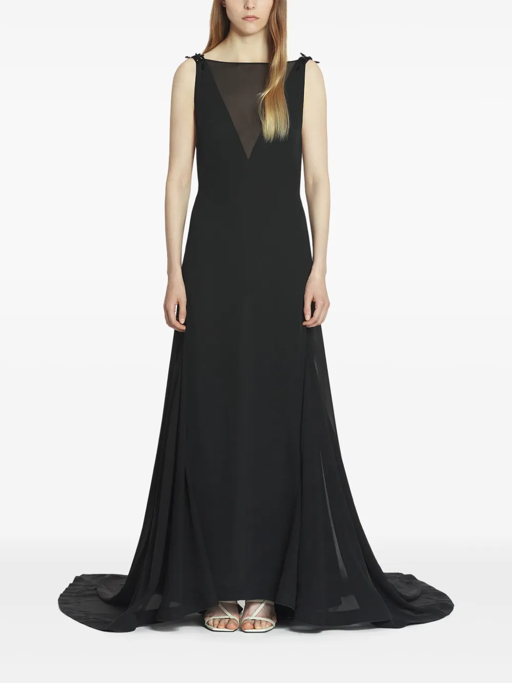 Lanvin Zijden avondjurk Zwart