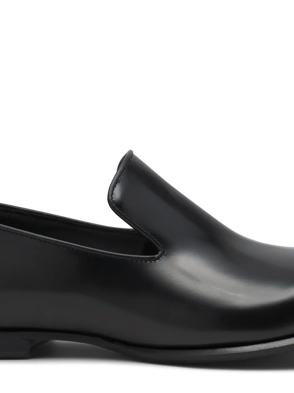 Lanvin leather loafers Black