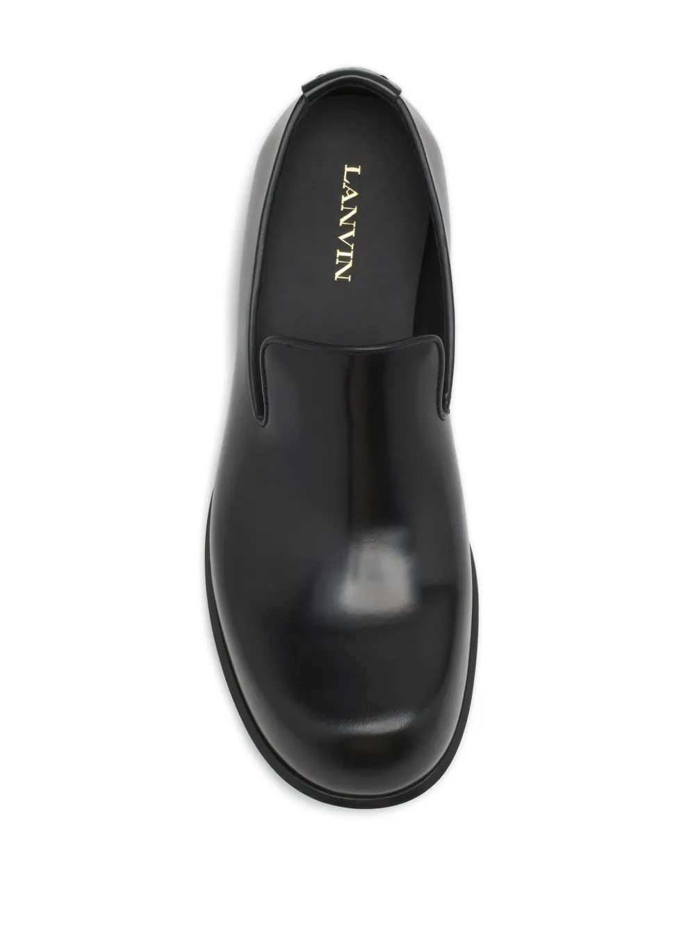 Lanvin leather loafers Black