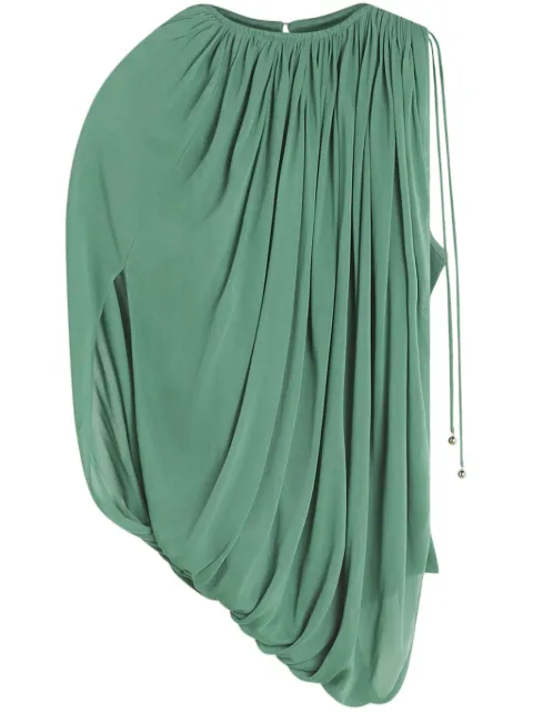 Lanvin draped jersey top