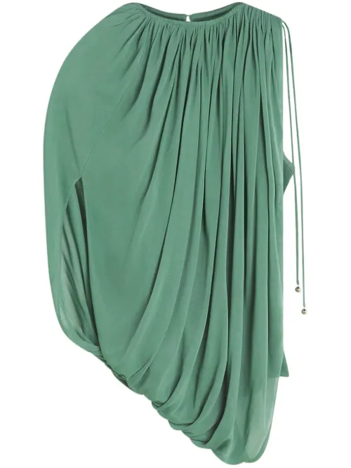 Lanvin haut à design drapé - Vert - Lanvin - Modalova