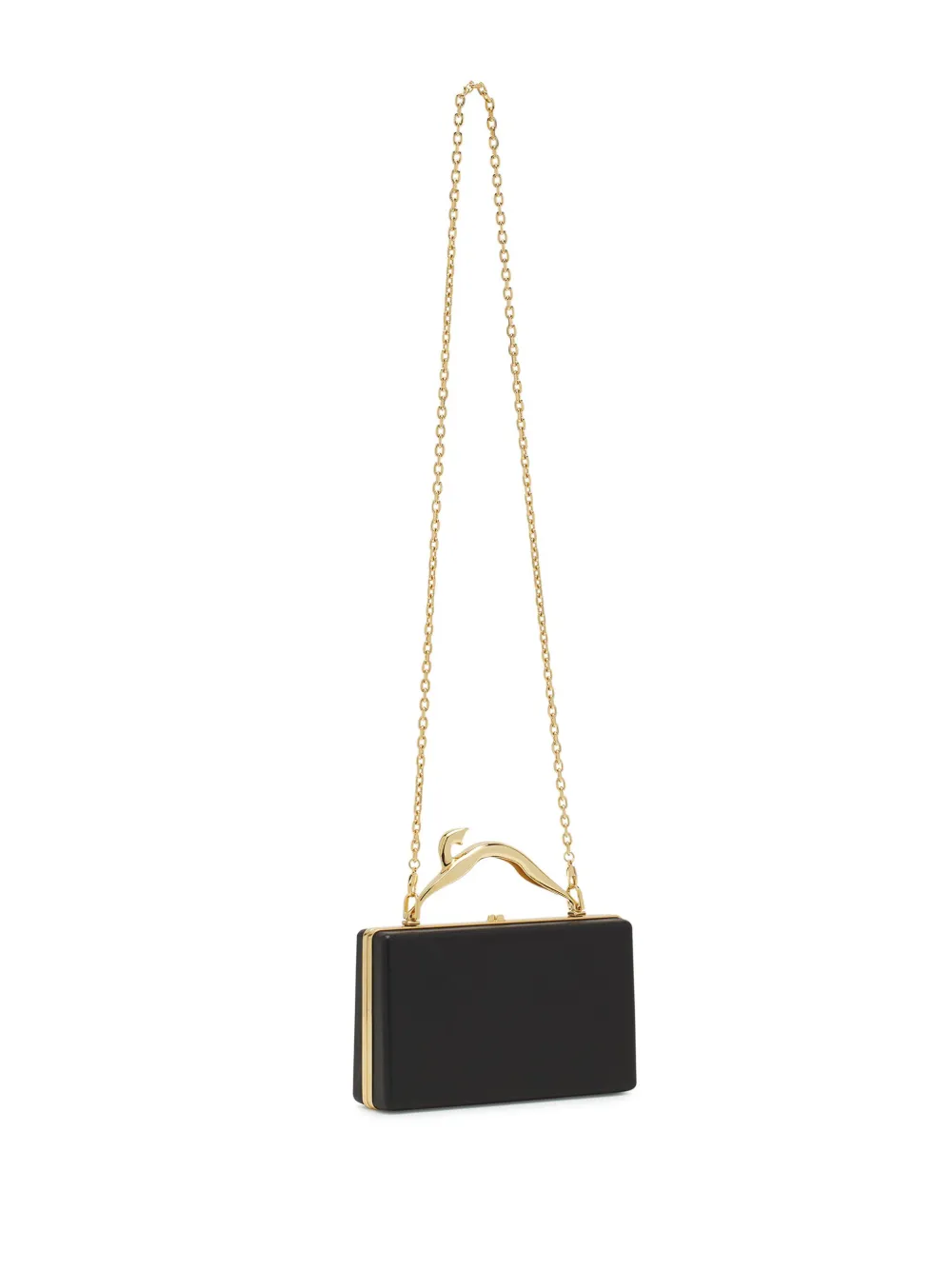 Lanvin Clutch met kattenhandgreep Zwart