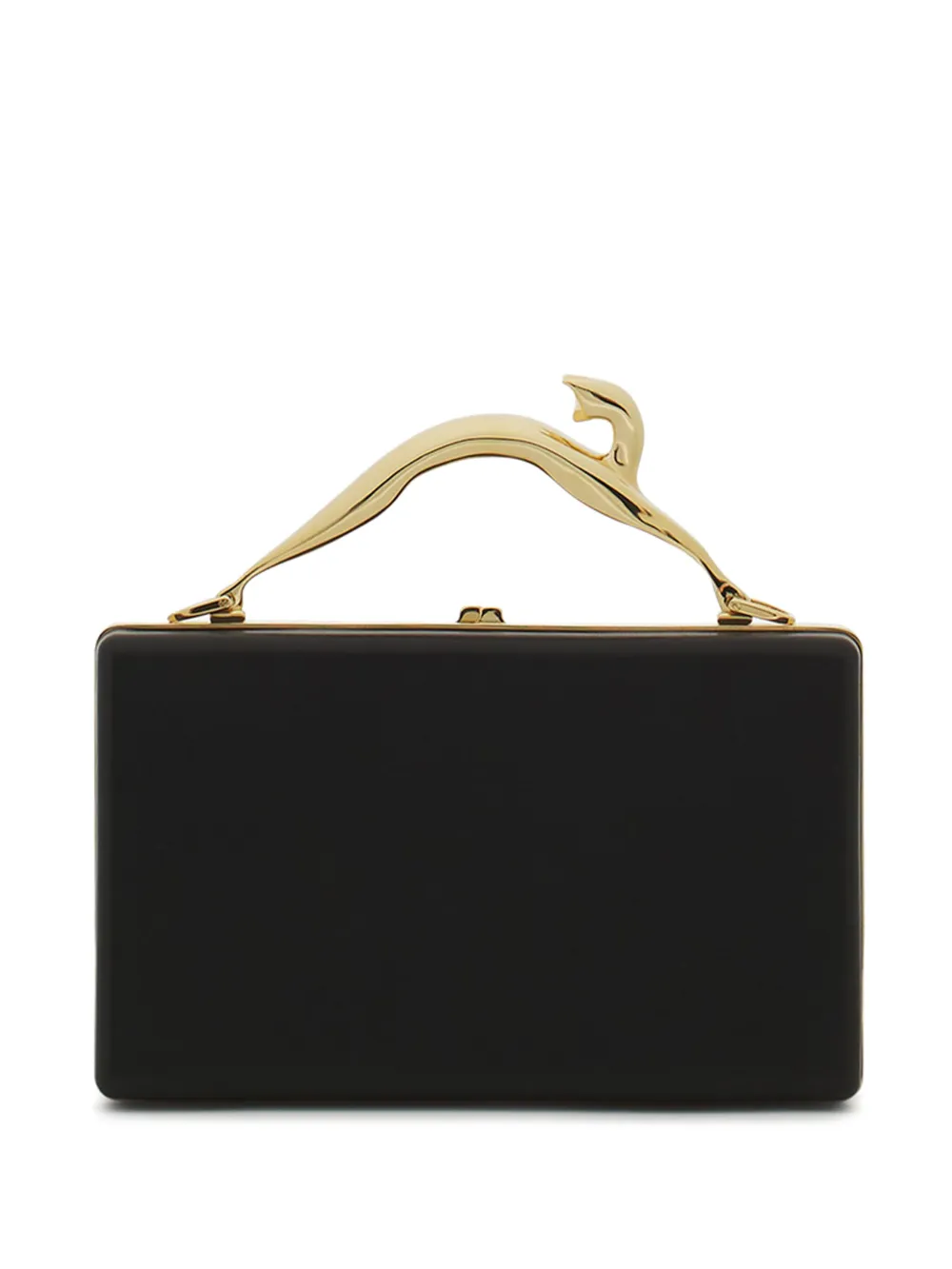 Lanvin Clutch met kattenhandgreep Zwart