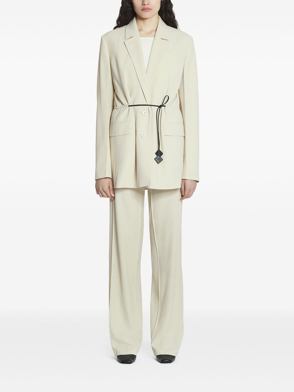 Lanvin Blazer van scheerwol - Beige