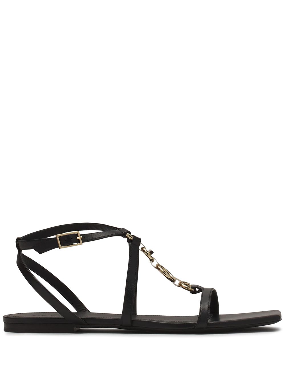 Lanvin Sandalen met schakelketting Zwart