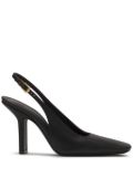 Lanvin leather slingback pumps - Black