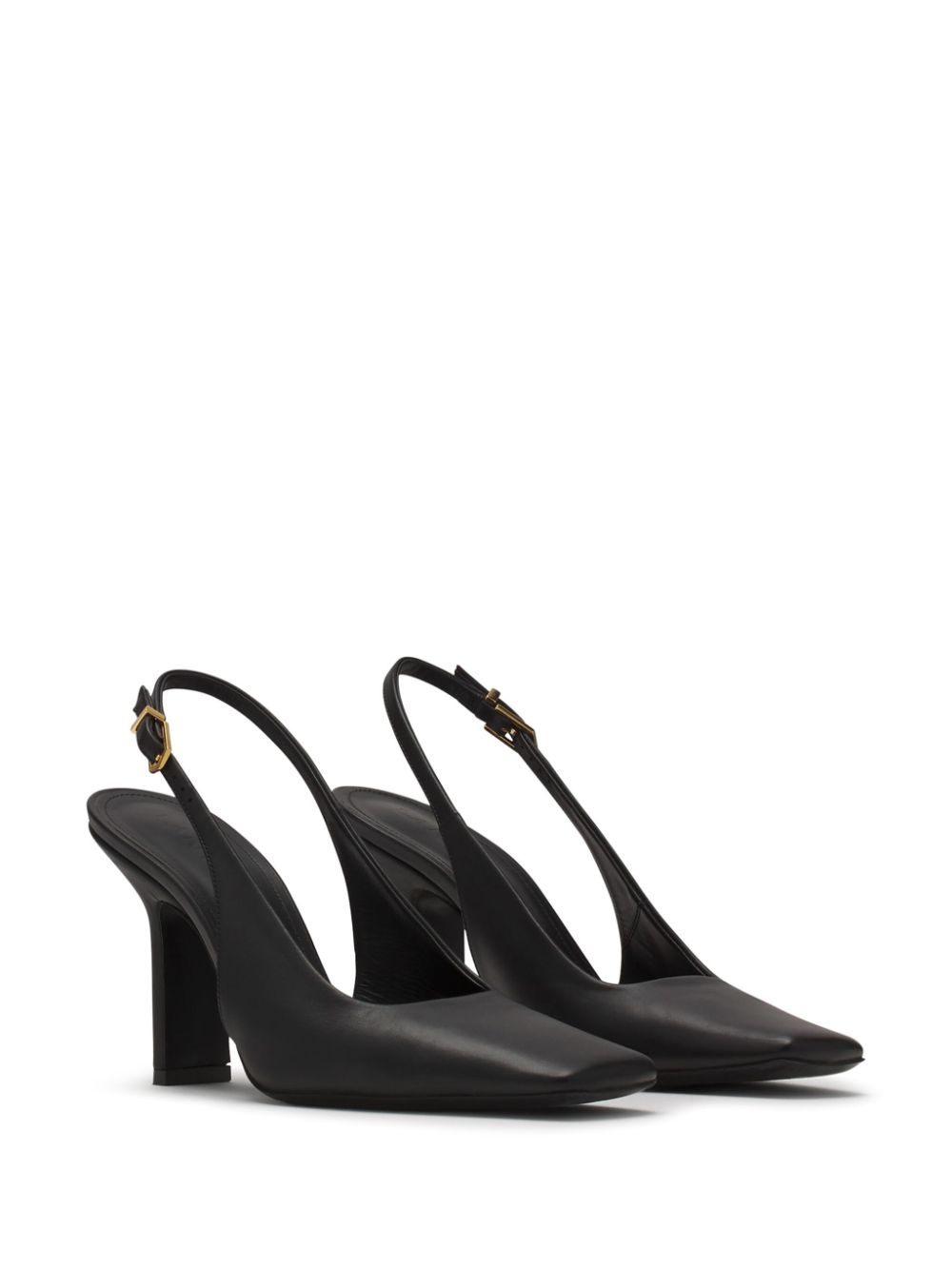 Lanvin leather slingback pumps - Zwart