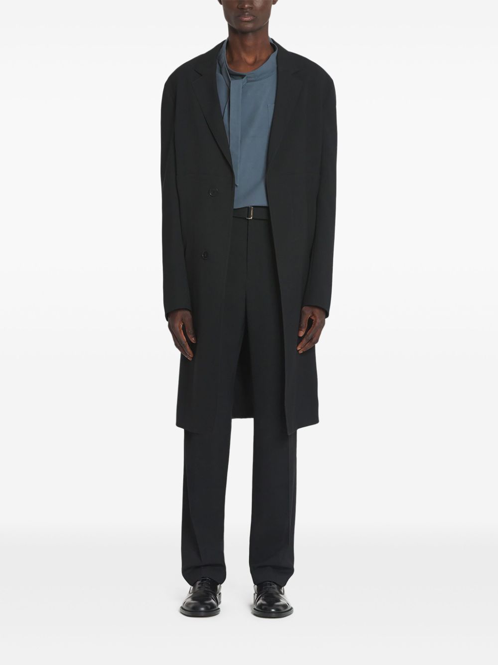 Lanvin belted trousers - Zwart