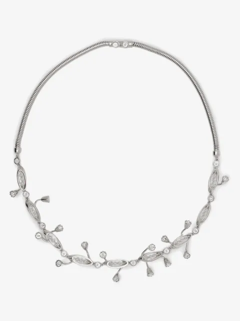 Lanvin collier à ornements en cristal
