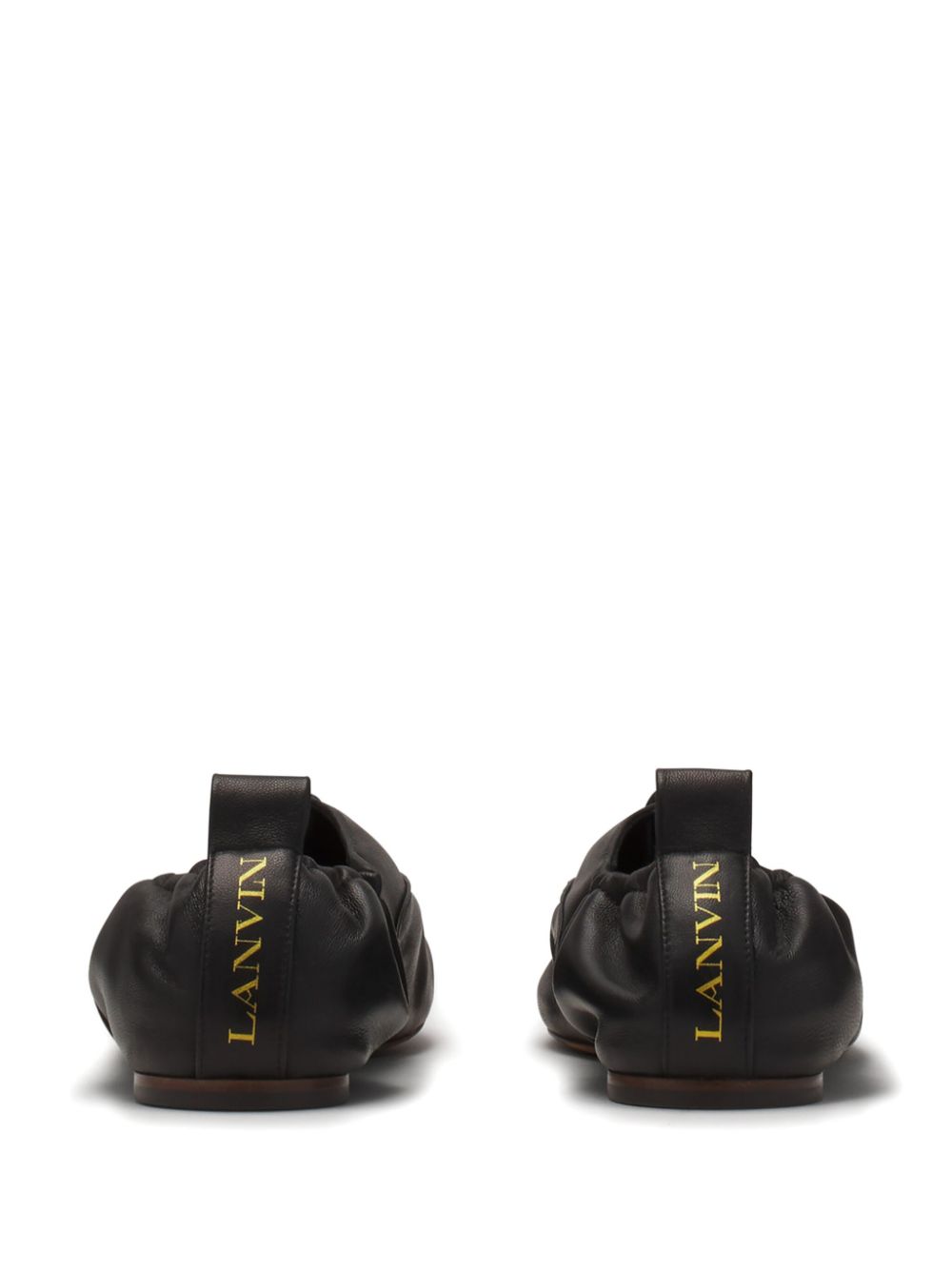 Lanvin Ballerina's met veters Zwart