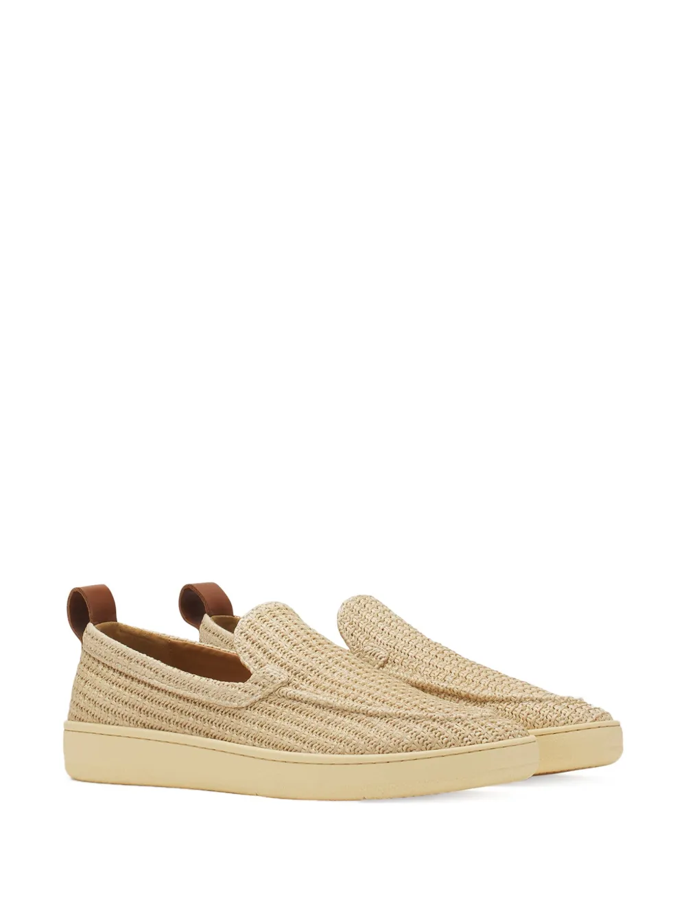 Lanvin Raffia loafers - Beige