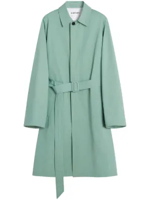 トレンチコート LANVIN FW23 BELTED TRENCH COAT (RW-CO0033_5726-A236090) Lanvin Trench Coats for Men - FARFETCH