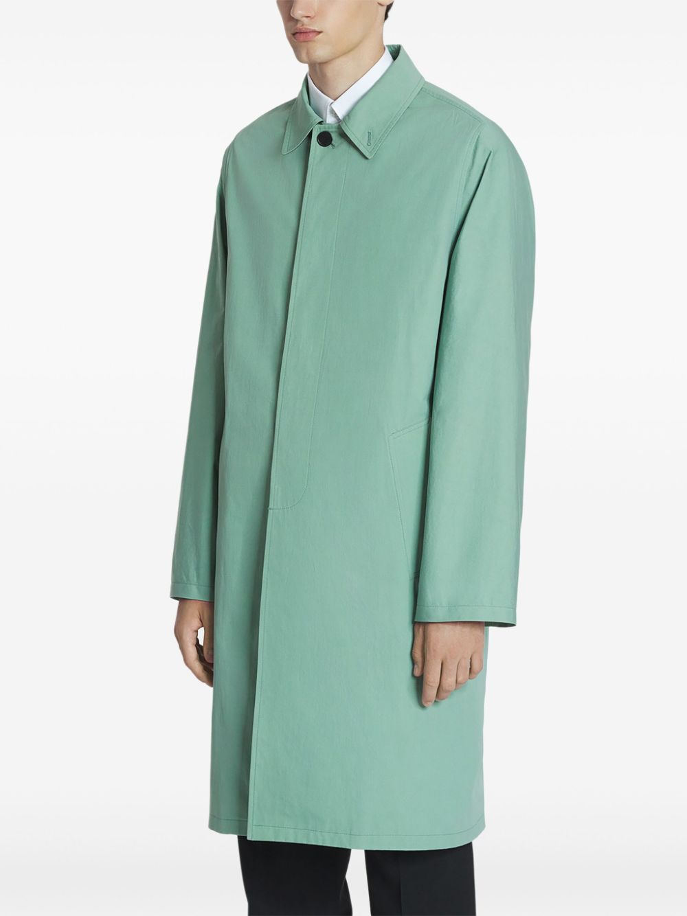 Lanvin cotton trench coat - Groen