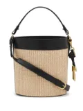 Lanvin raffia bucket bag - Neutrals