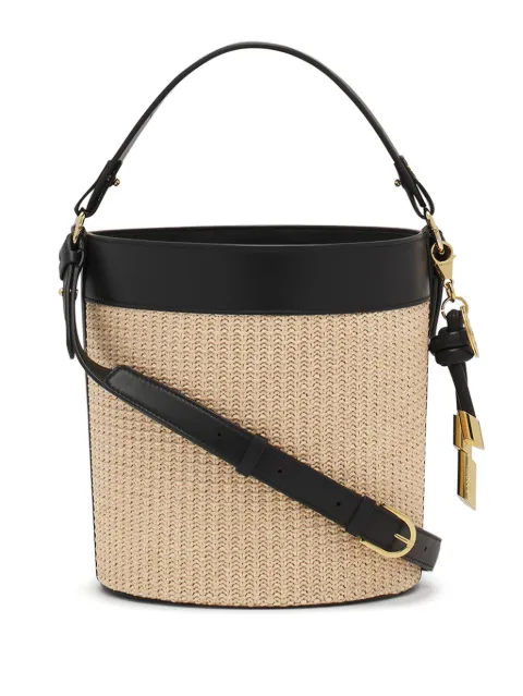 Lanvin raffia bucket bag