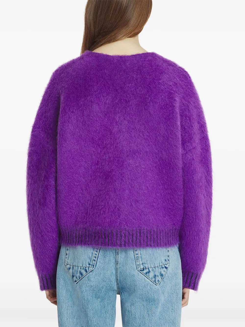 Lanvin Vest met geborsteld effect Paars