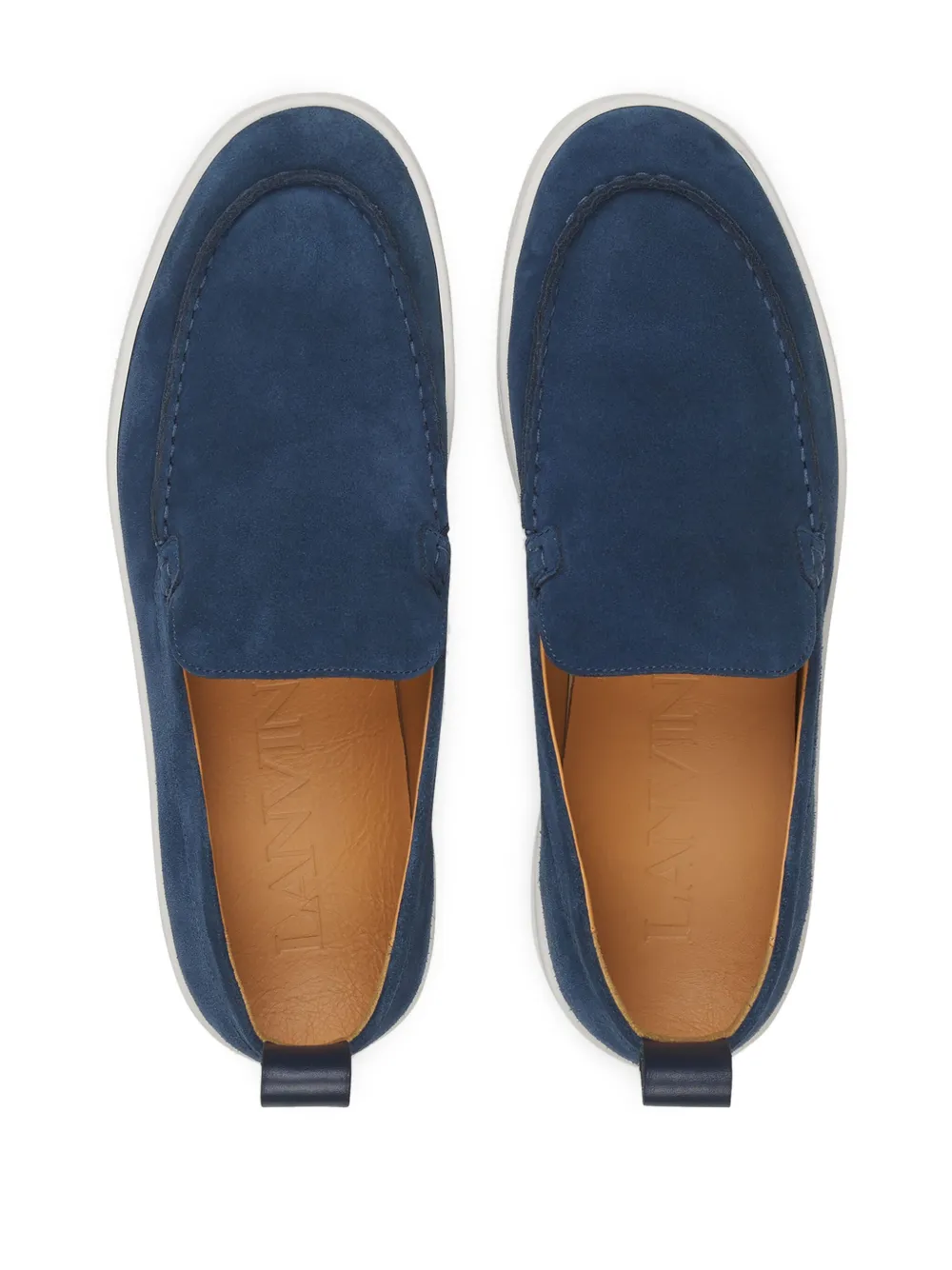 Lanvin suede loafers Blue