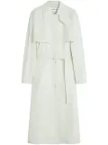 Lanvin belted trench coat - White