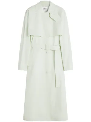 【関税&送料込】Lanvin Belted Trench Coat Lanvin Raincoats & Trench Coats | FARFETCH US