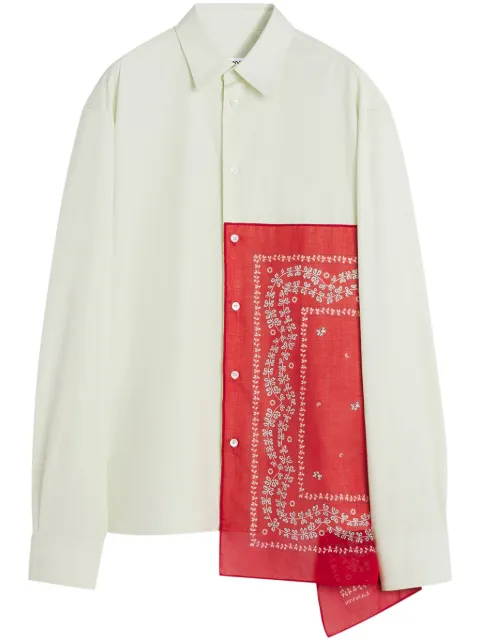 Lanvin camisa con estampado de bandana