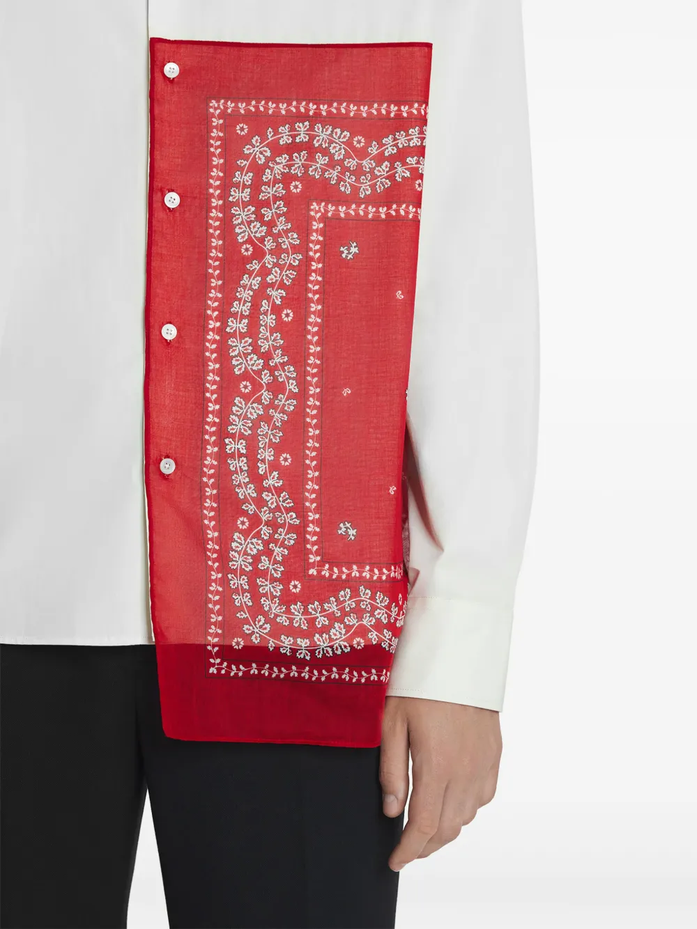 Lanvin Bandana blouse Wit
