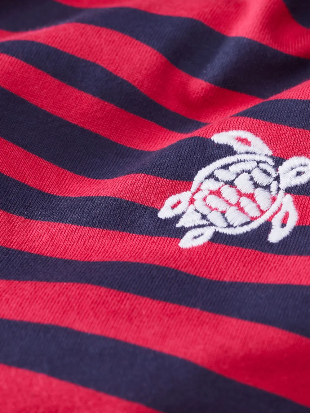 Vilebrequin Kids Jurk met geborduurd logo Rood