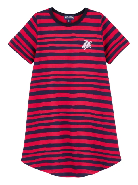 Vilebrequin Kids Vestido com logo bordado