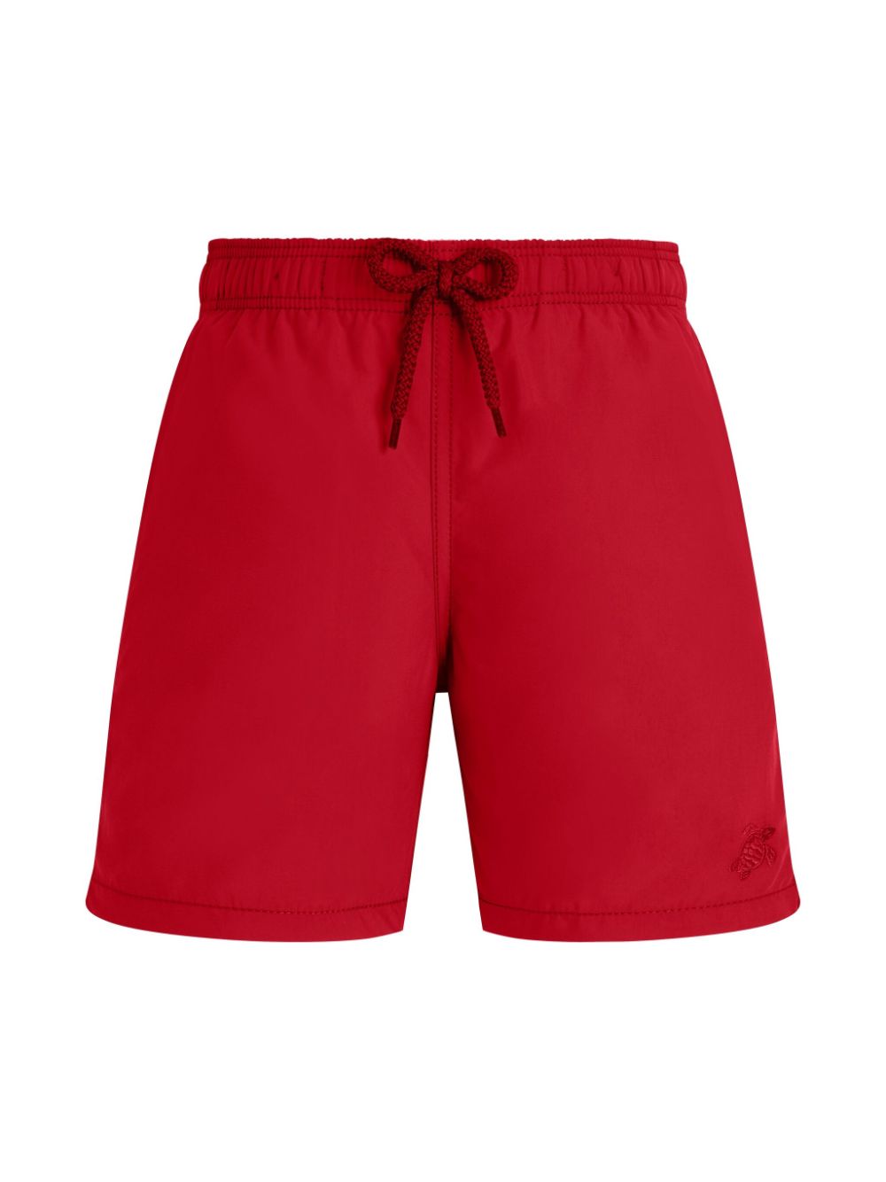 Vilebrequin Kids logo-patch swim shorts - Red