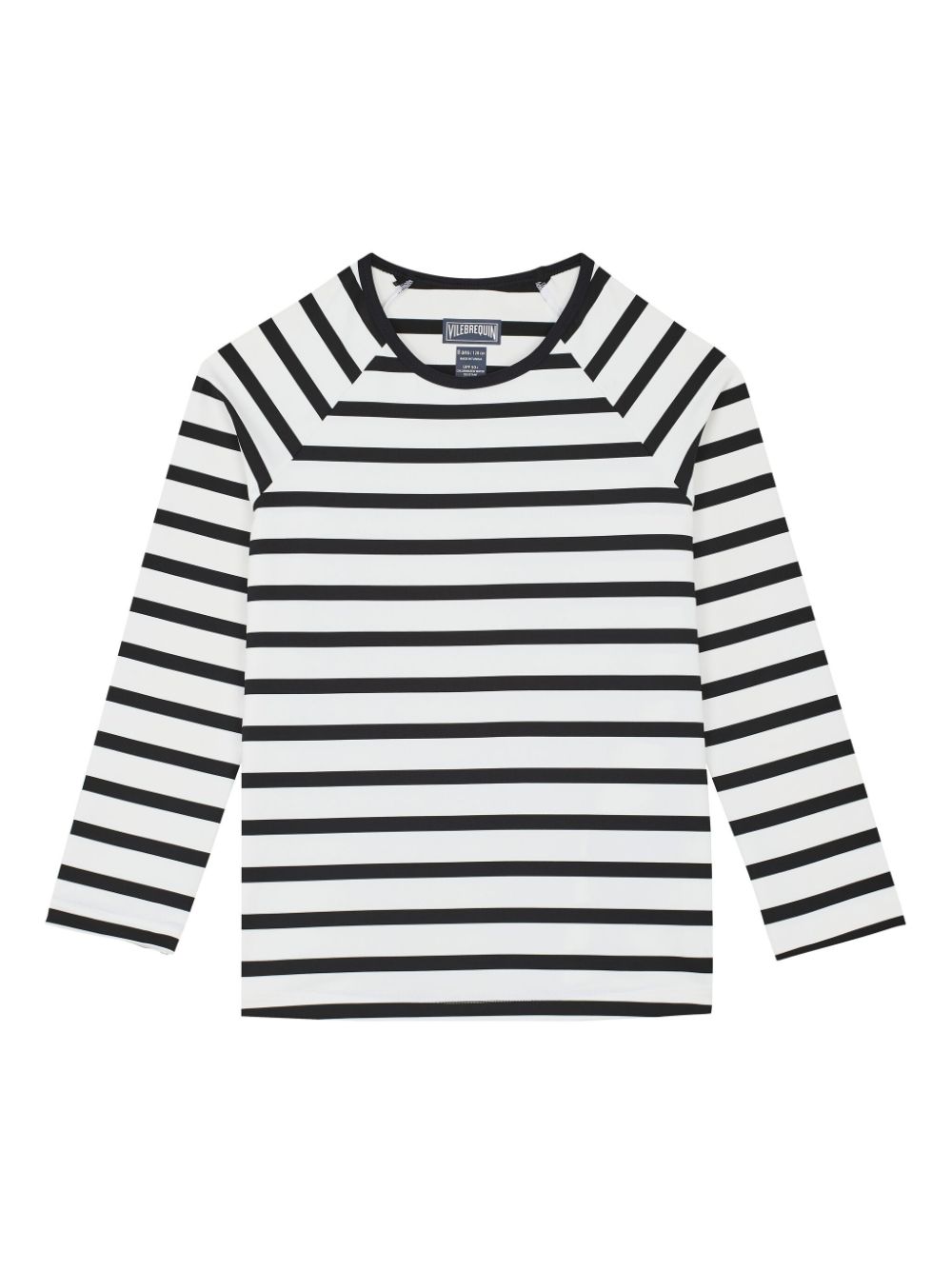 Vilebrequin Kids long-sleeve striped T-shirt - Black