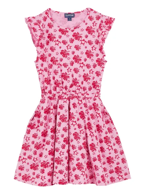 Vilebrequin Kids Vestido com estampa floral
