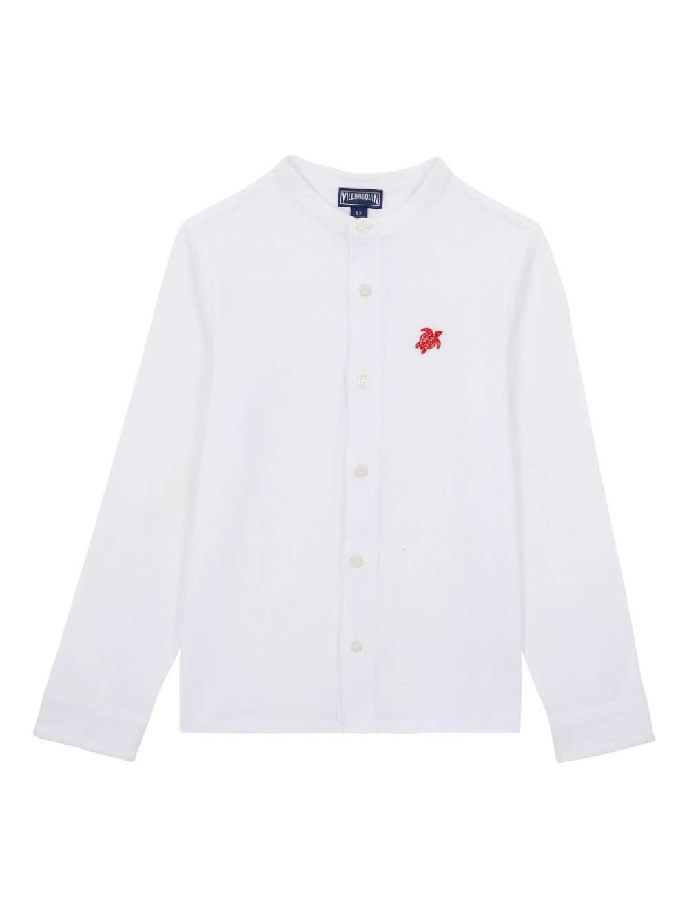 Vilebrequin Kids collarless shirt - White