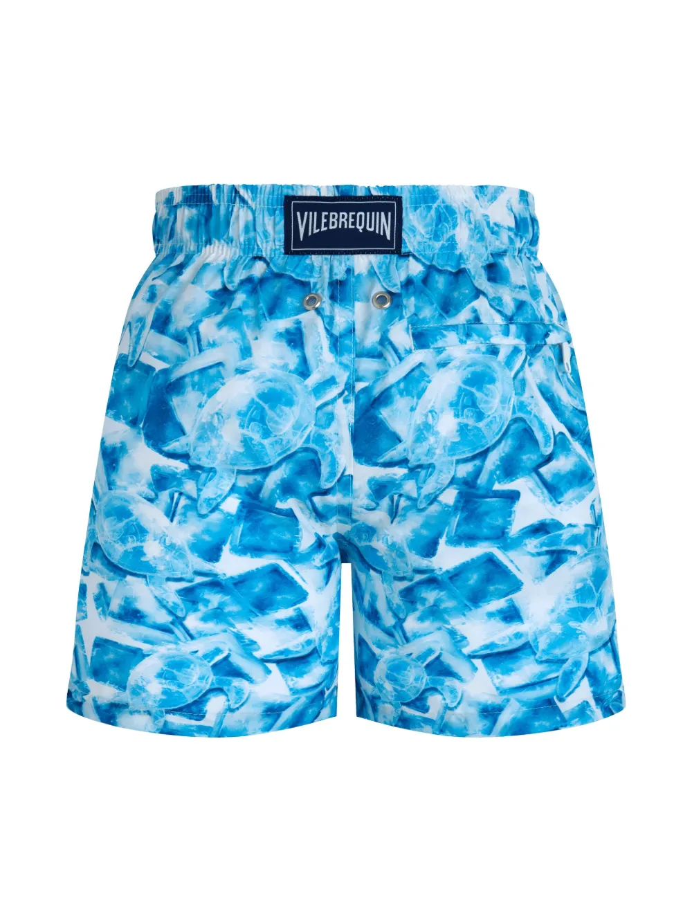 Vilebrequin Kids Iced Turtles ultralichte zwembroek Wit