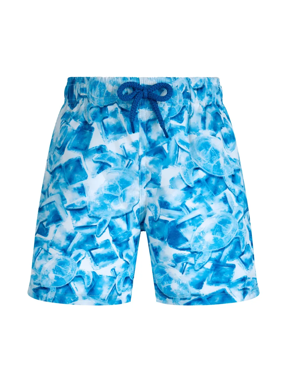 Vilebrequin Kids Iced Turtles ultralichte zwembroek Wit