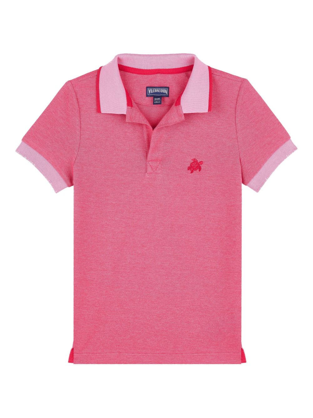 Vilebrequin Kids organic cotton polo shirt - Pink